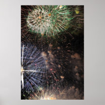 Poster de la exhibición de los fuegos artificiales