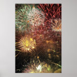Poster de la exhibición de los fuegos artificiales