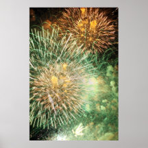Poster de la exhibición de los fuegos artificiales