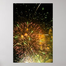 Poster de la exhibición de los fuegos artificiales