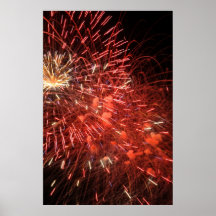 Poster de la exhibición de los fuegos artificiales