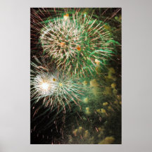 Poster de la exhibición de los fuegos artificiales