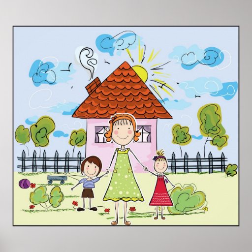 Poster de la familia del Doodle