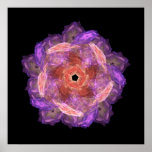 Poster de la flor del fractal