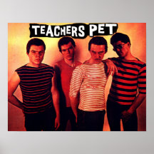 Poster de la foto del grupo del mascota del profes