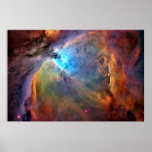 Poster de la galaxia del espacio de la nebulosa de