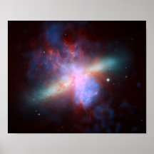 Poster de la galaxia M82