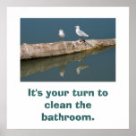 Poster de la gaviota que habla