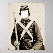 Poster de la guerra civil del soldado