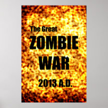 Poster de la guerra del zombi