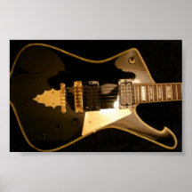 Poster de la guitarra del Iceman