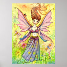 Poster de la hada del duendecillo del jardín