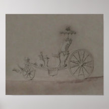 Poster de la impresión del ~ de princesa Carriage