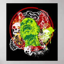 Poster de la incursión del zombi
