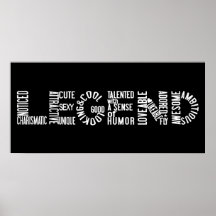 ¡Poster de la leyenda - personalizar!