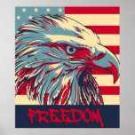 Poster de la libertad de Eagle