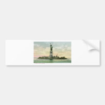 Poster de la libertad del vintage "estatua". Nueva Pegatina De Parachoque