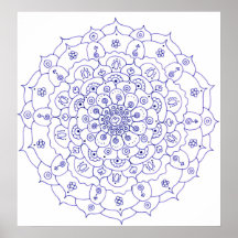 Poster de la mandala 7