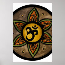 Poster de la mandala de OM