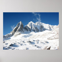 Poster de la montaña Nevado del dragón del jade