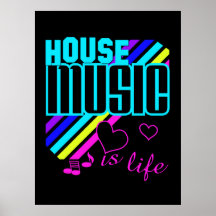 Poster de la música de la casa