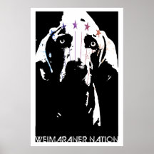 Poster de la nación de Weimaraner