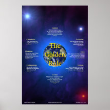 Poster de la norma de oro (vertical)
