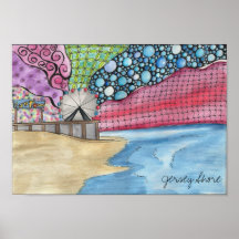 Poster de la orilla del jersey