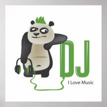 poster de la panda de DJ