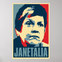 Poster de la parodia de Janet Napolitano "Janetali