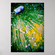 Poster de la pintura de aerosol