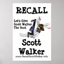 Poster de la protesta del caminante de Scott de me