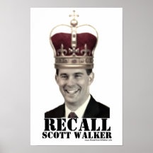 Poster de la protesta del caminante de Scott de me