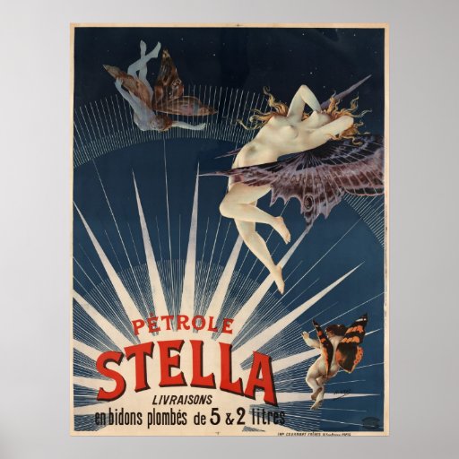 Poster de la publicidad del vintage - gasolina de 