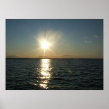 Poster de la puesta del sol