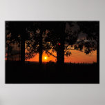 Poster de la puesta del sol