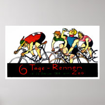 Poster de la raza de bicicleta 1914