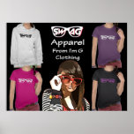 Poster de la ropa del Swag