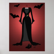 Poster "de la señora oscura"