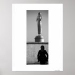 Poster de la SILUETA de las MUJERES (bw)