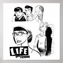Poster de la vida (con los amigos)