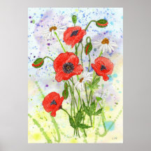Poster de las "amapolas"