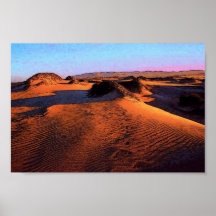 Poster de las dunas de California