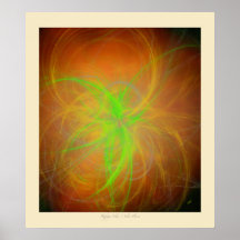 Poster de las llamaradas solares/solares de Ráfaga