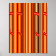 Poster de las luces de neón