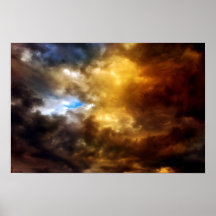 poster de las nubes que amenaza