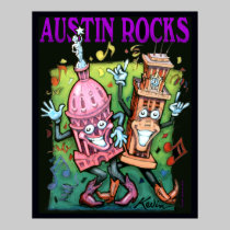 Poster de las rocas de Austin posters