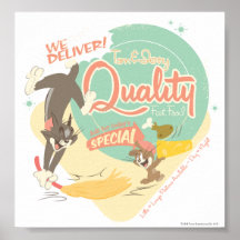 Poster de los alimentos de preparación rápida de T