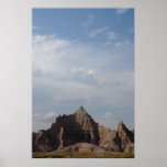 Poster de los Badlands y del cielo