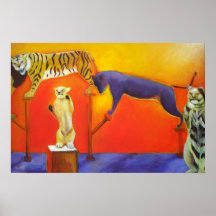 Poster de los gatos del circo